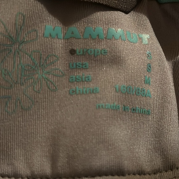 Mammut‎ Teal Blue Borah Fleece Asymmetrical Jacket Women’s Small 1010-19190 - Picture 10 of 12